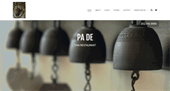 Desktop Screenshot of padethai.com