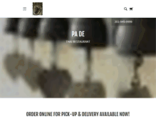 Tablet Screenshot of padethai.com
